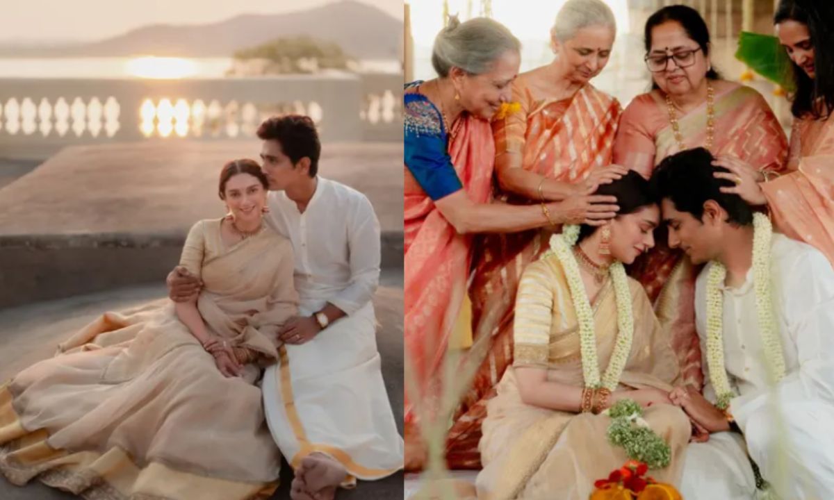 Aditi Rao Hydari, Siddharth Get Married In Traditional South Indian Ceremony. This Surprise Has Us Crying Happy Tears! Aditi Rao Hydari, Siddharth Get Married In Traditional South Indian Ceremony. This Surprise Has Us Crying Happy Tears!