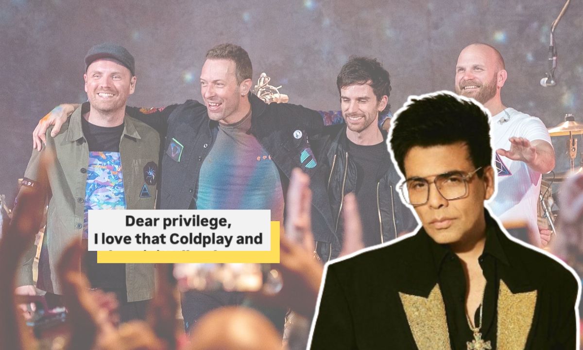 Karan Johar Gives A Reality Check To ‘Privilege’ Amid Coldplay Concert Tickets Getting Sold Out! Karan Johar Gives A Reality Check To ‘Privilege’ Amid Coldplay Concert Tickets Getting Sold Out!
