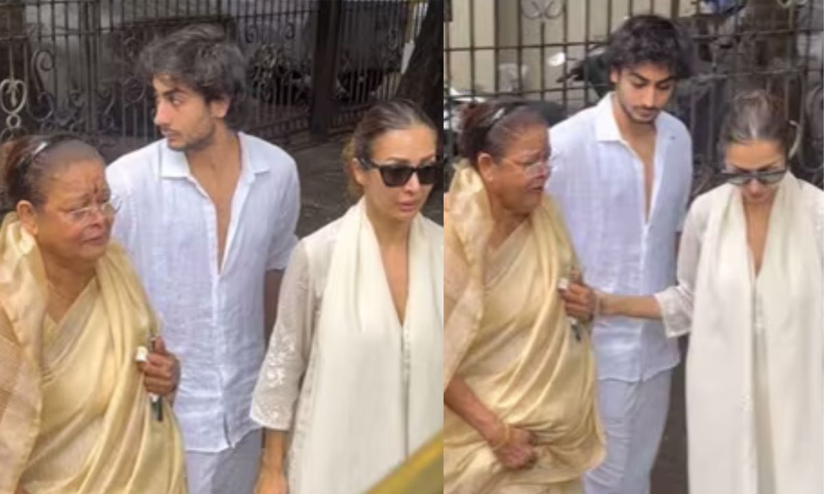 Arhaan Khan Consoles Mom Malaika Arora, Grandmom Joyce As They Break Down Before Anil Mehta’s Funeral Arhaan Khan Consoles Mom Malaika Arora, Grandmom Joyce As They Break Down Before Anil Mehta’s Funeral
