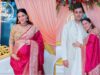 Mom-To-Be Shraddha Arya Stuns In Traditional Pink Saree For Godh Bharai. We Love!