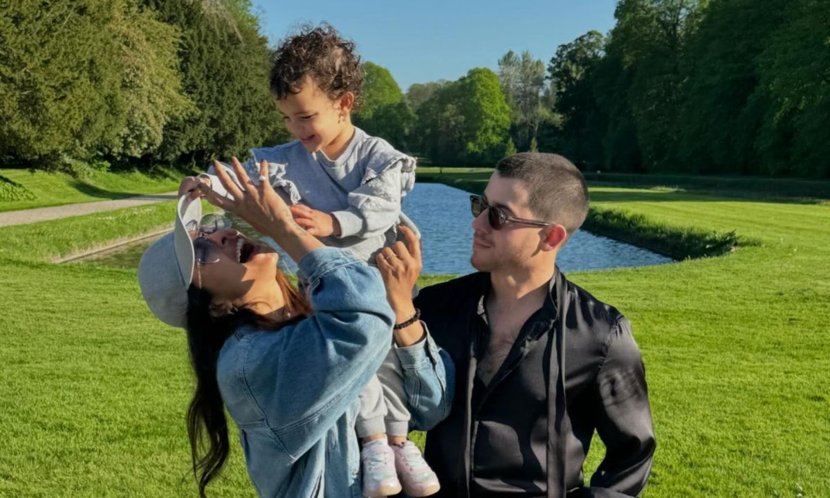 Priyanka Chopra Shares Sweet Clip Of Nick Jonas Teaching Hindi To Beti Malti Marie And It’s So Adorable