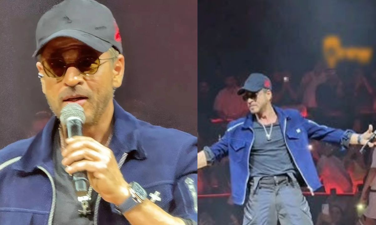 Shah Rukh Khan Dances To Jhoome Jo Pathaan At Aryan Khan’s Streetwear Brand Launch In Dubai. Fans Cheer For The King! Shah Rukh Khan Dances To Jhoome Jo Pathaan At Aryan Khan’s Streetwear Brand Launch In Dubai. Fans Cheer For The King!