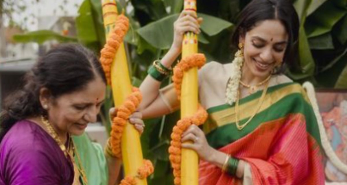 sobhita-dhulipala-pre-wedding-godhuma-raayi-ceremony-with-naga-chaitanya-instagram-pictures-traditional-outfit