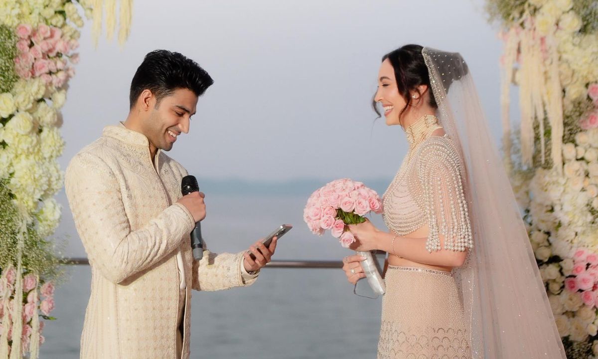 Singer Zaeden Shares Dreamy Pictures With DJ Nina Shah From Wedding Ceremony In Goa!