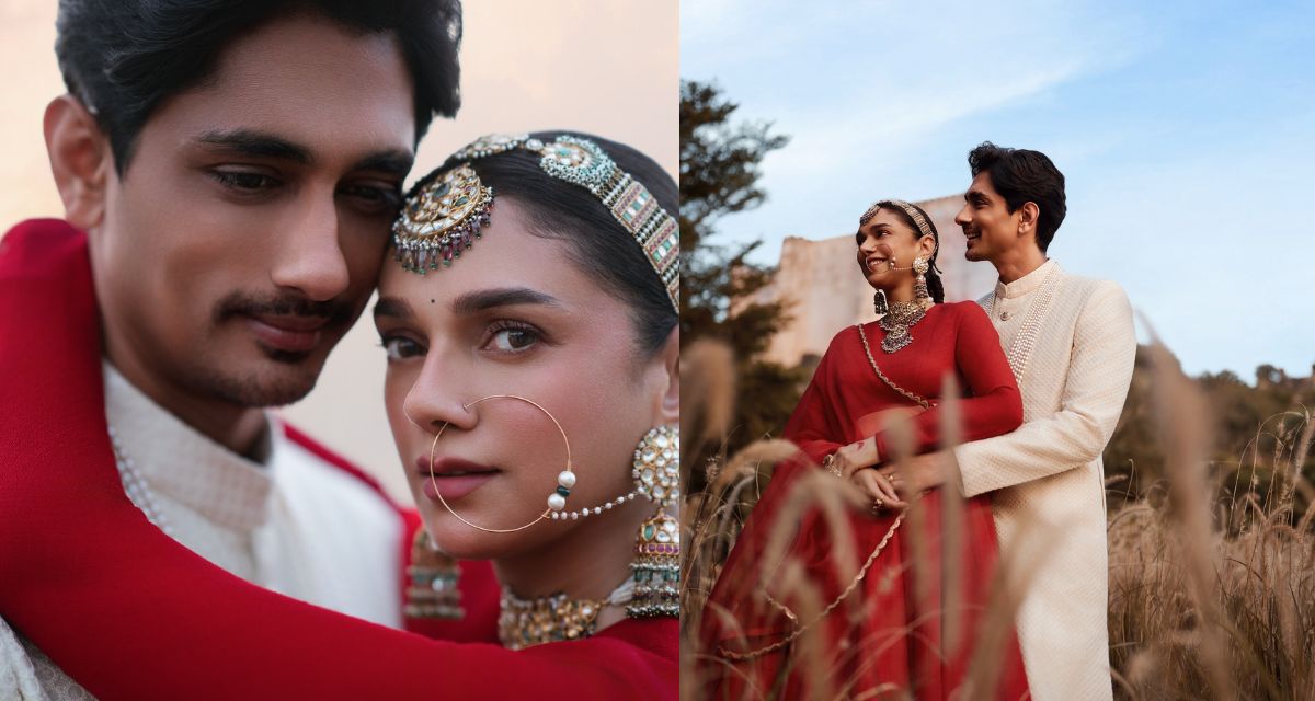 6 Couple Poses By Aditi Rao Hydari, Siddharth You Must Bookmark!