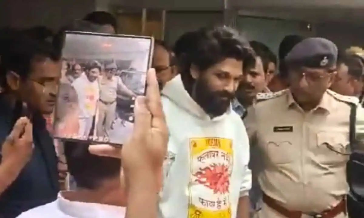 Allu Arjun Arrested In Hyderabad Over Pushpa 2 Screening Stampede Incident
