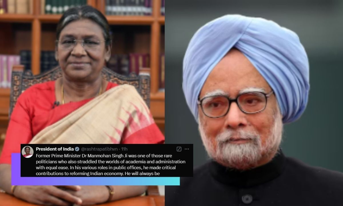 Dr Manmohan Singh Death: From Droupadi Murmu To Mamata Banerjee, Politicians Pen Condolence Messages Dr Manmohan Singh Death: From Droupadi Murmu To Mamata Banerjee, Politicians Pen Condolence Messages