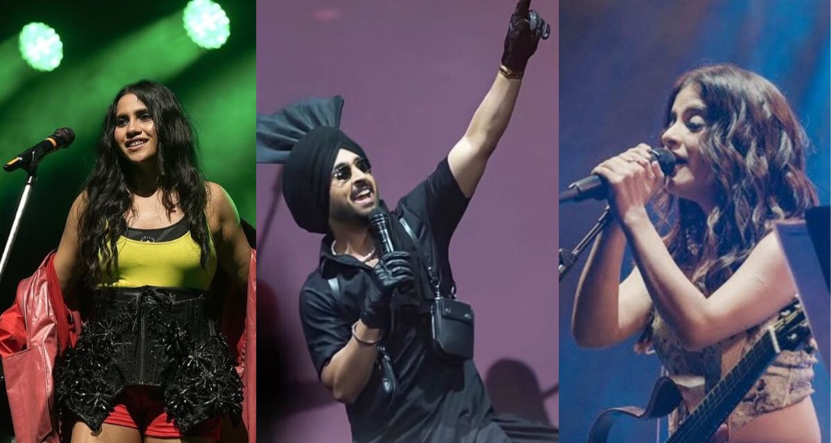 diljit-dosanjh-jasleen-royal-ap-dhillon-nikhita-gandhi-top-music-artists-rocking-concerts