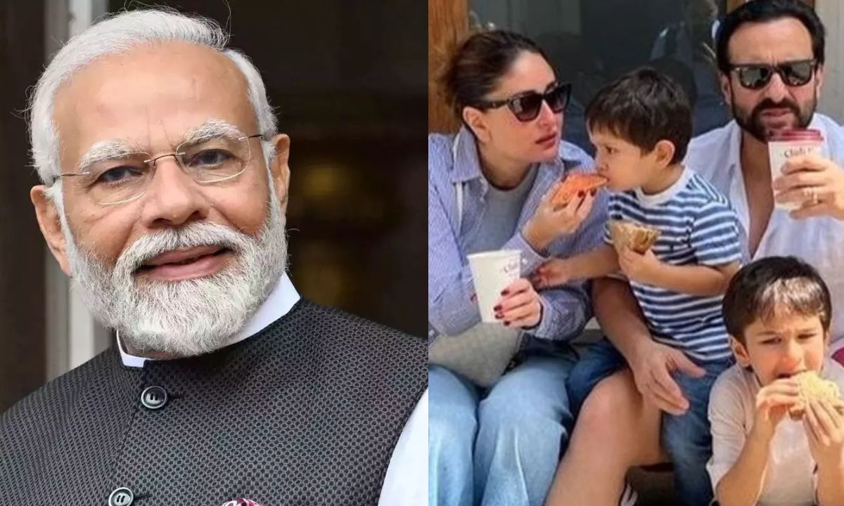 Just Like Us Even PM Narendra Modi Loves Kareena Kapoor, Saif Ali Khan’s Kids Taimur And Jeh. Here’s Proof