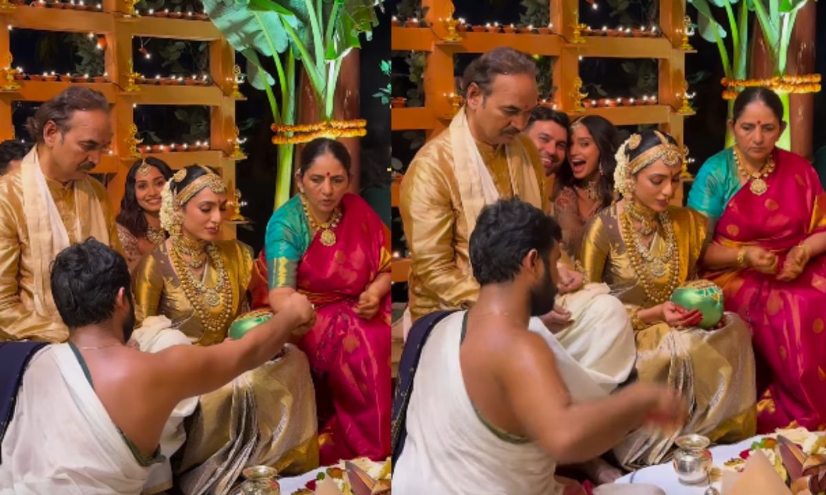 sobhita-dhulipala-performs-ritual-with-parents-video-out-cute-instagram-wedding-naga-chaitanya