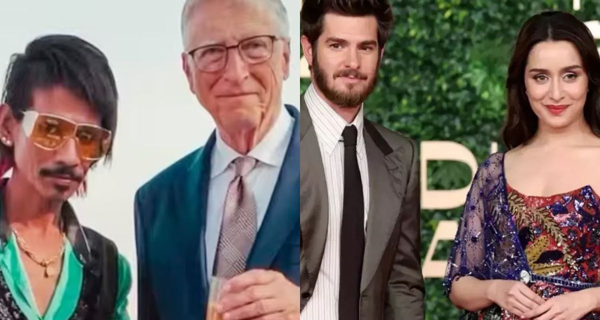 unexpected-duo-we-saw-in-2024-bill-gates-dolly-chai-wala-shaddha-kapoor-andrew-garfield