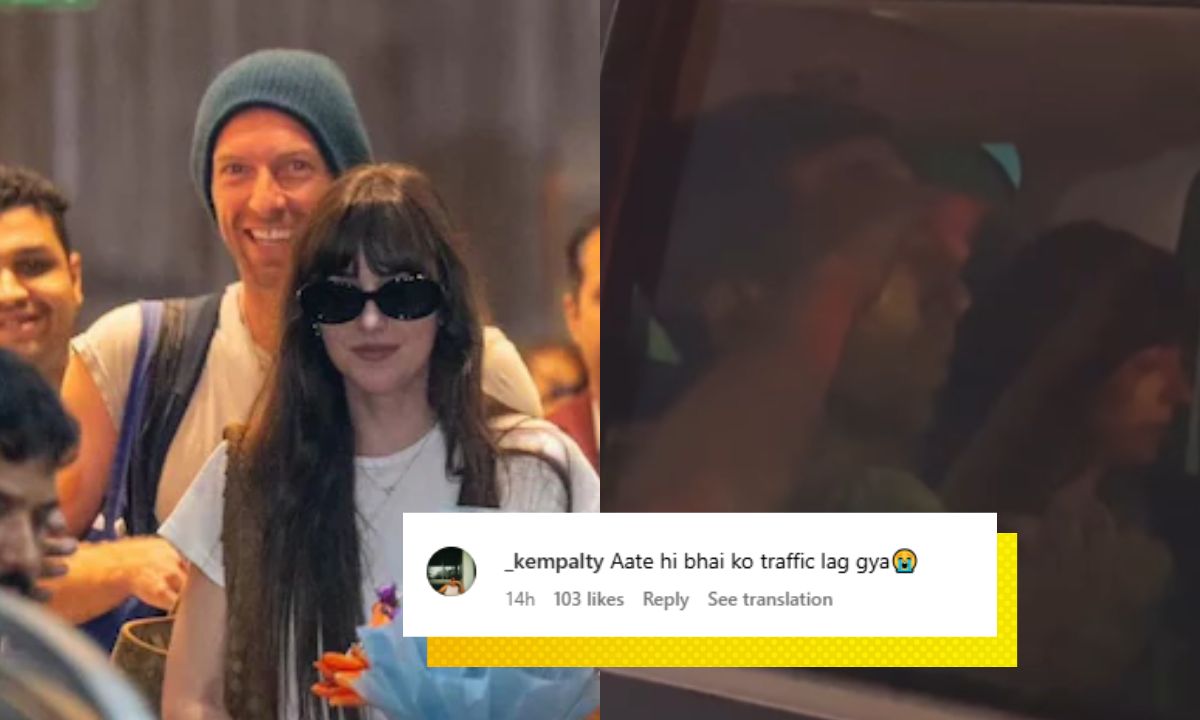 Ahead Of Coldplay’s Mumbai Concert Chris Martin, Dakota Johnson Get Stuck In Mumbai Traffic. We Can Feel The Pain! Ahead Of Coldplay’s Mumbai Concert Chris Martin, Dakota Johnson Get Stuck In Mumbai Traffic. We Can Feel The Pain!