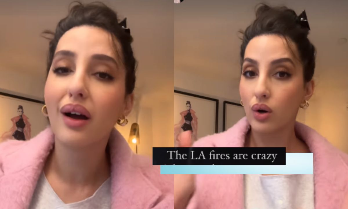 Nora Fatehi Prays To Leave Los Angeles With Team As Wildfire Increases. We Hope She’s Safe! Nora Fatehi Prays To Leave Los Angeles With Team As Wildfire Increases. We Hope She’s Safe!