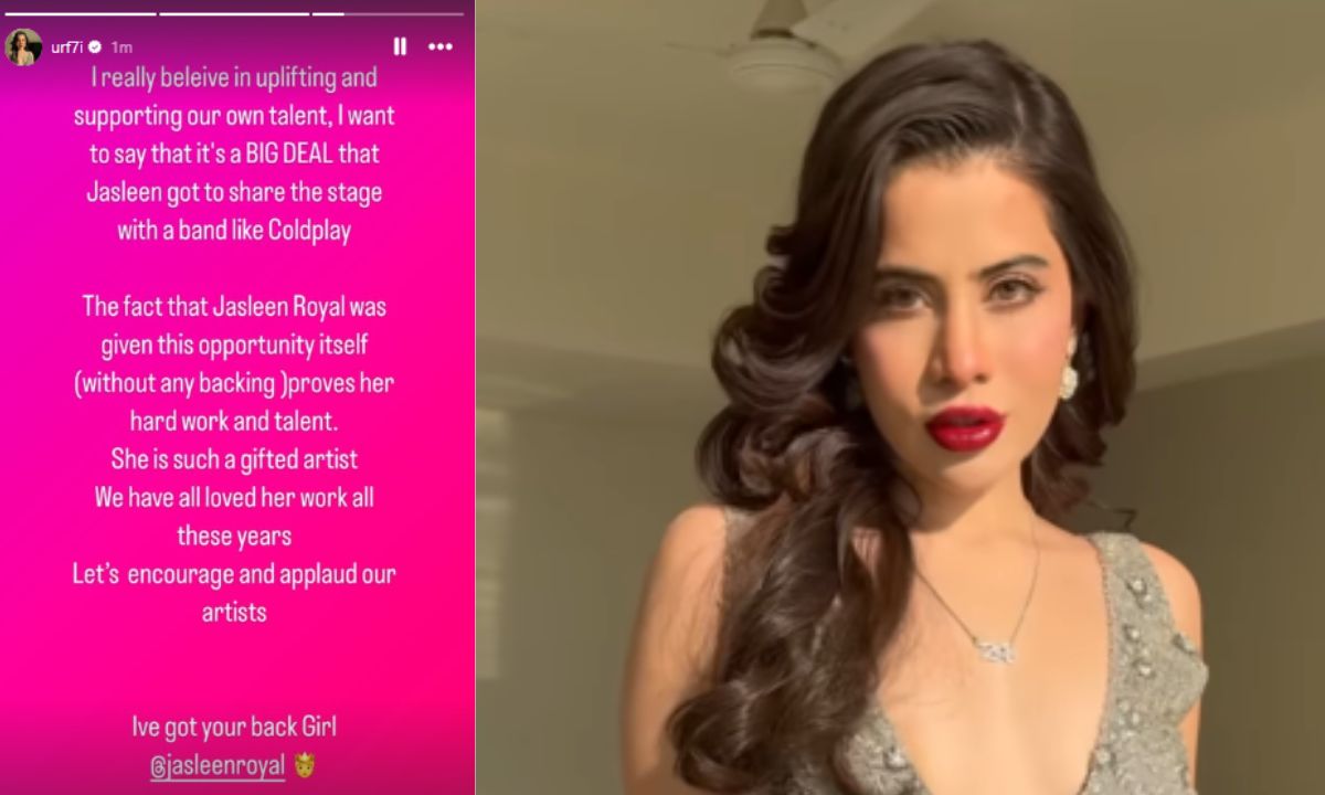 uorfi-javed-supports-jasleen-royal-amid-controversy-coldplay-concert-instagram-support-story