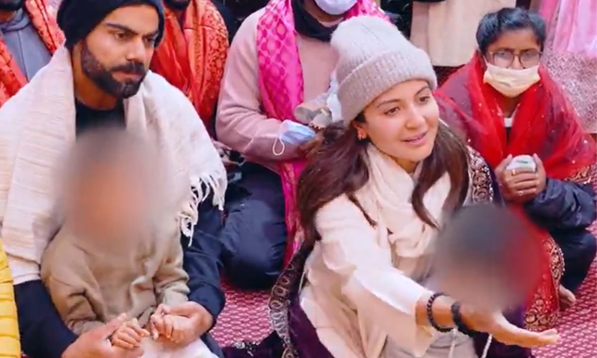 Virat Kohli, Anushka Sharma Seek Spiritual Guidance From Premanand Ji Maharaj In Vrindavan. See Video! Virat Kohli, Anushka Sharma Seek Spiritual Guidance From Premanand Ji Maharaj In Vrindavan. See Video!