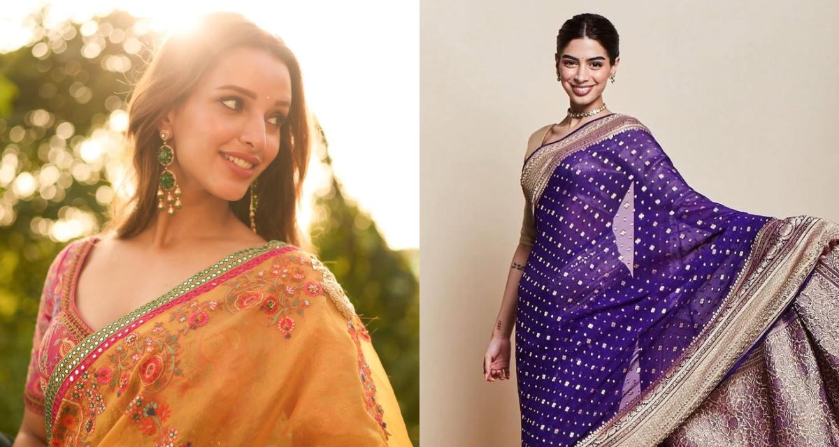 From Triptii Dimri To Khushi Kapoor: 10 Stunning Celebrity Saree Looks To Rock As A Wedding Guest