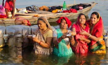 Maha Kumbh Mela 2025: Pictures, Videos Of Women Bathing Surface On ...