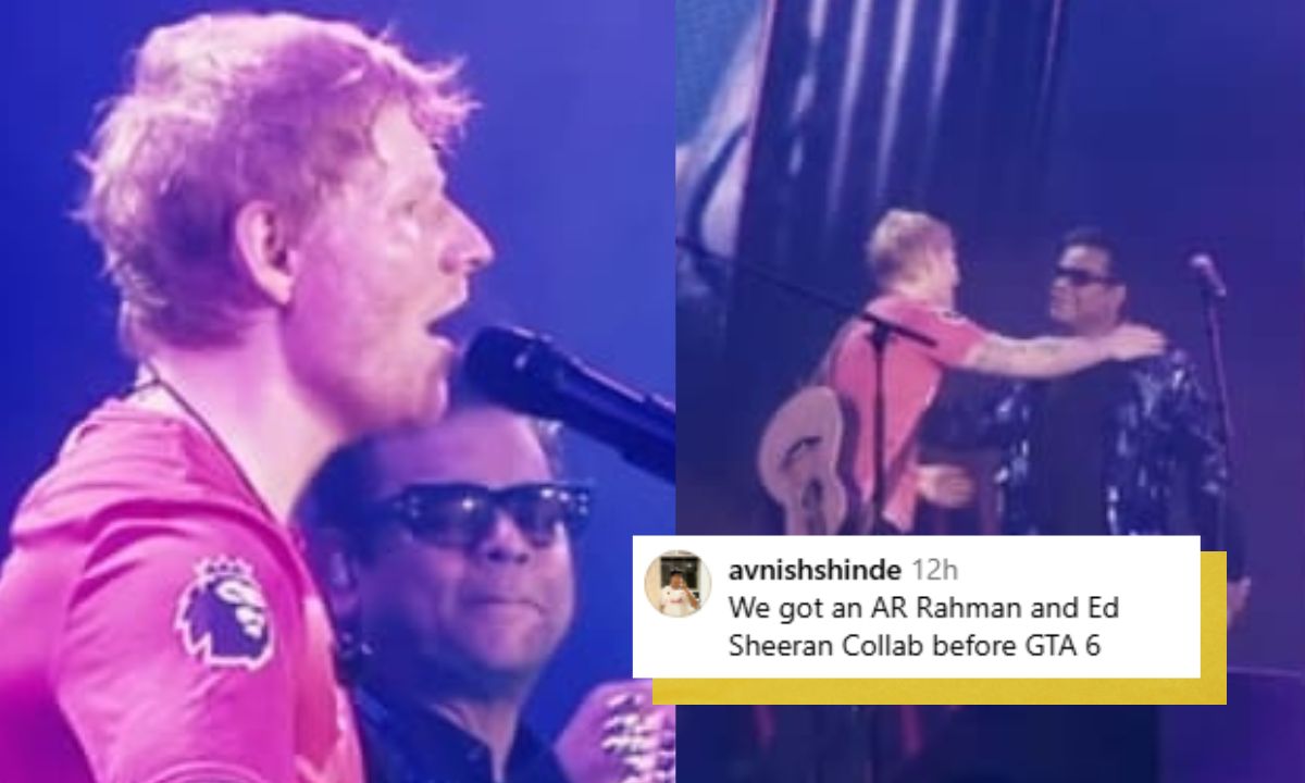 Internet Goes Wild After Ed Sheeran, AR Rahman Perform Urvasi Urvasi Together. Truly Iconic! Internet Goes Wild After Ed Sheeran, AR Rahman Perform Urvasi Urvasi Together. Truly Iconic!