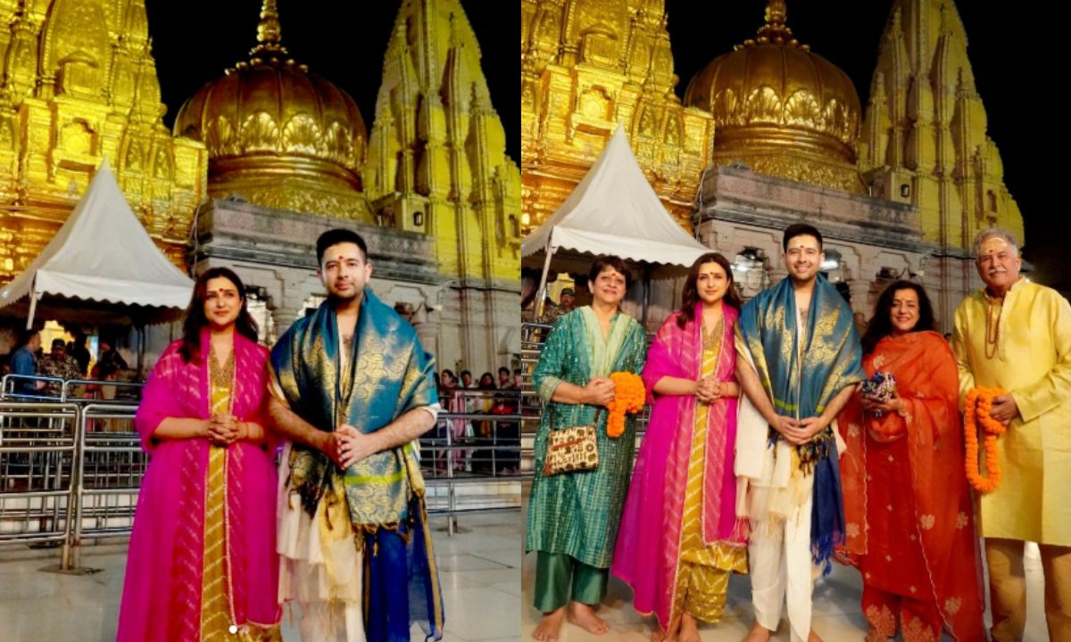 Parineeti Chopra, Raghav Chadha Offer Prayers At Kashi Vishwanath Temple On Maha Shivratri. Pics Inside! Parineeti Chopra, Raghav Chadha Offer Prayers At Kashi Vishwanath Temple On Maha Shivratri. Pics Inside!