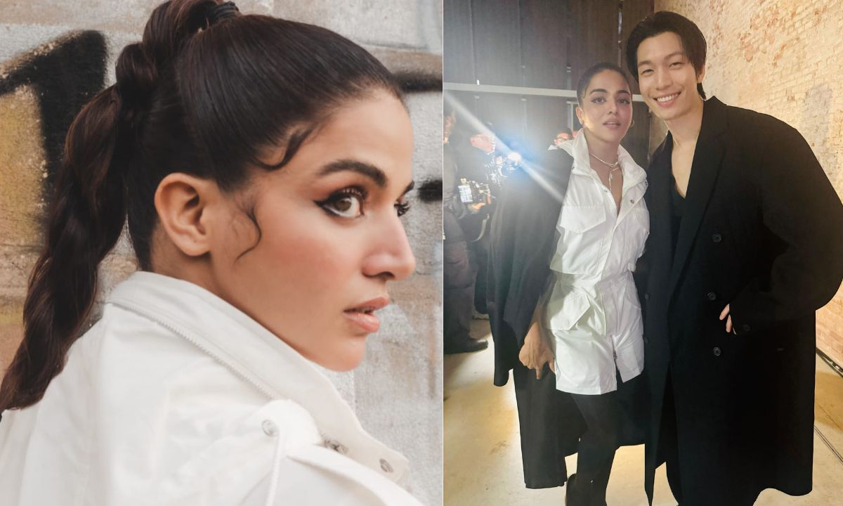 Wamiqa Gabbi Poses With Squid Game Star Wi Ha-joon At Milan Fashion Week. What In The Multiverse!
