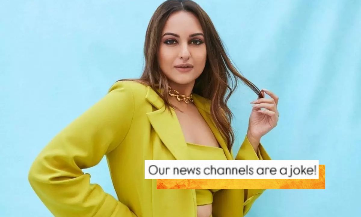 Sonakshi Sinha Slams Indian News Channels For Dramatising Military Tensions Amid India-Pakistan War Sonakshi Sinha Slams Indian News Channels For Dramatising Military Tensions Amid India-Pakistan War