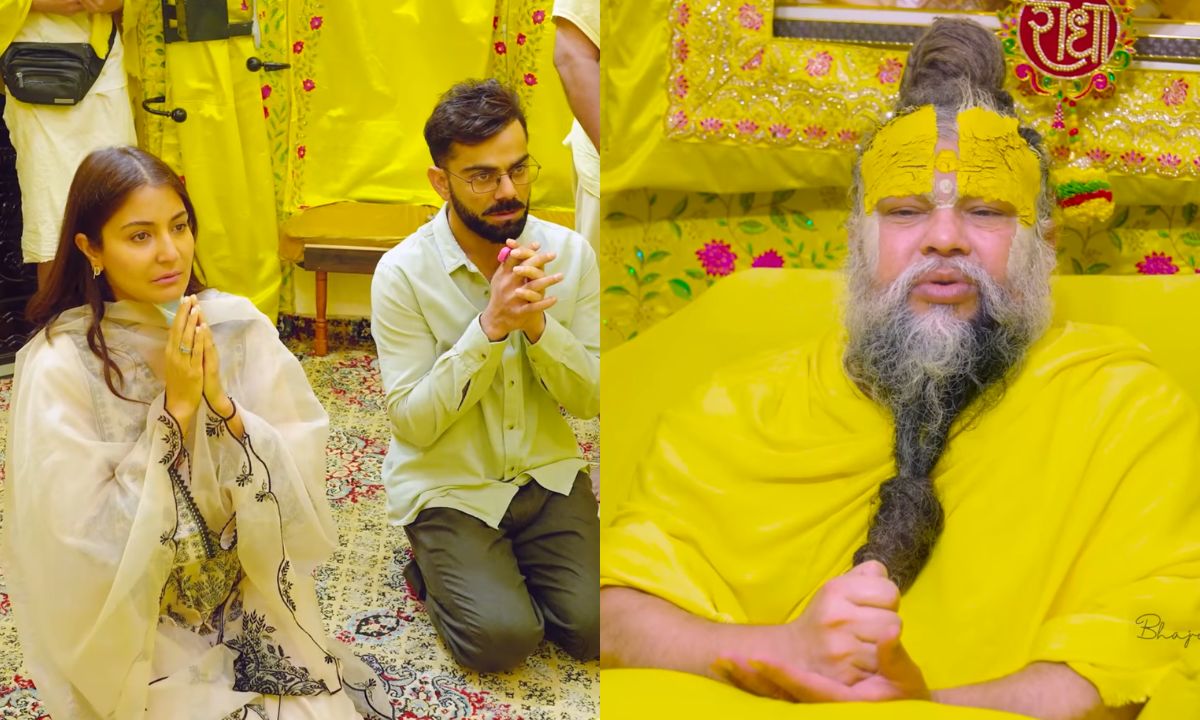 Soon After Announcing Retirement From Test Cricket, Virat Kohli, Anushka Sharma Visit Premanand Ji In Vrindavan Soon After Announcing Retirement From Test Cricket, Virat Kohli, Anushka Sharma Visit Premanand Ji In Vrindavan