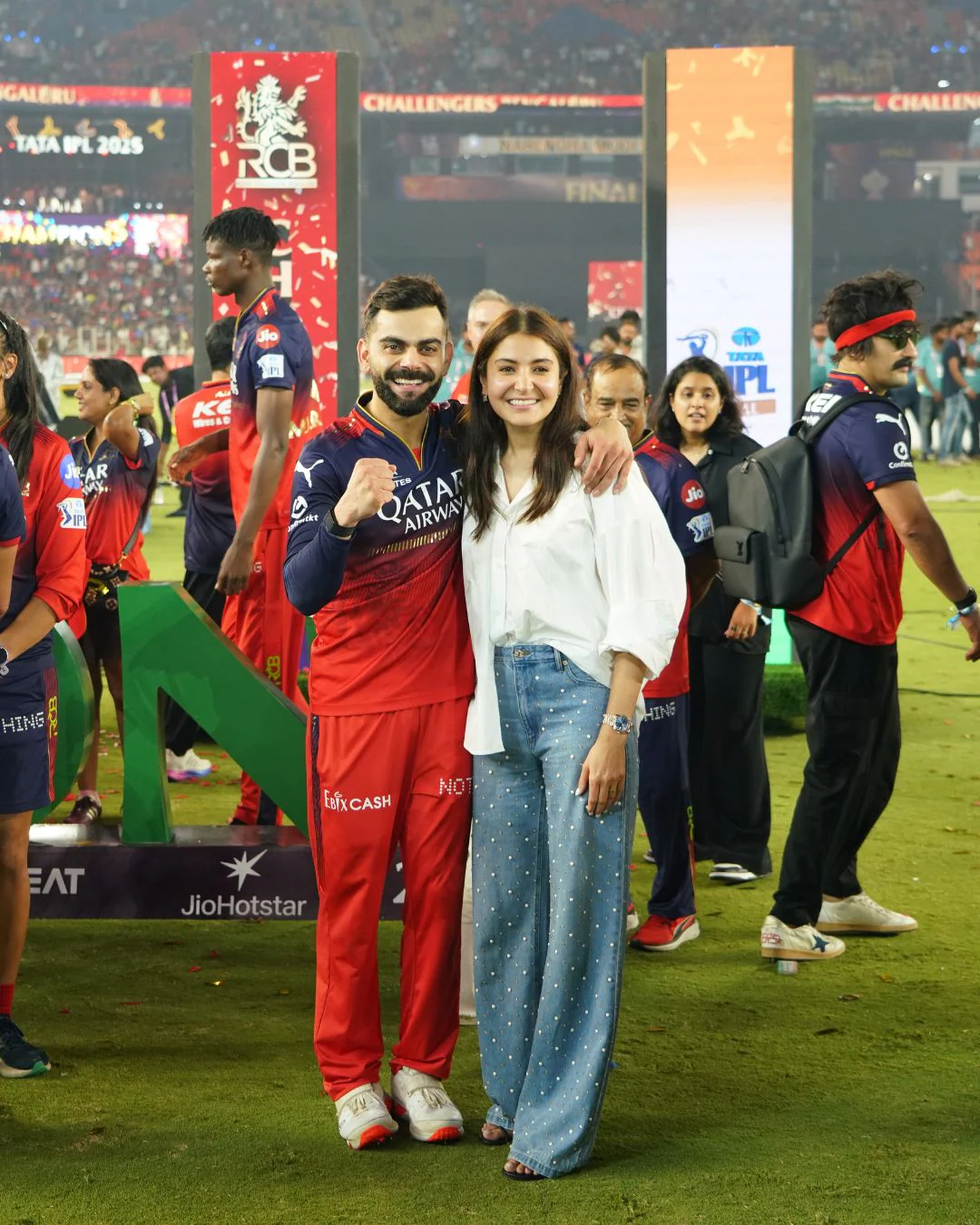 anushka sharma ipl watch virat kohli rcb win rolex watch