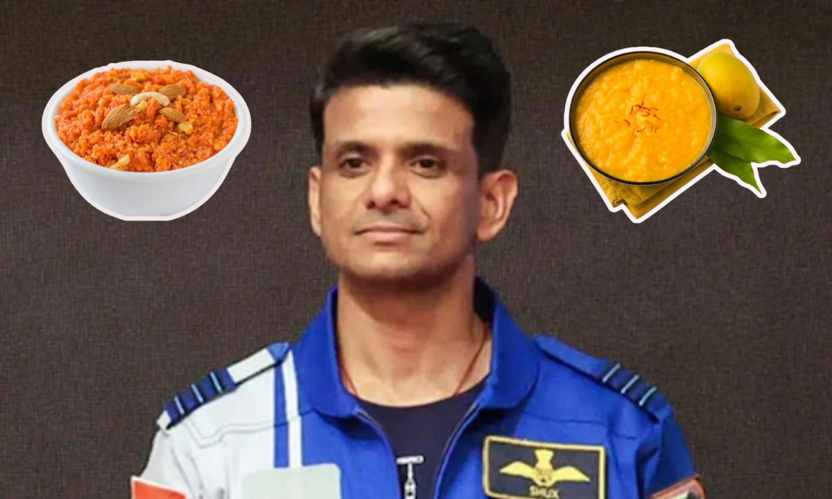 indian-astronaut-shubanshu-shukla-air-force-pilot-space-iss-indian-dishes-gajar-halwa-aamras-moong-dal-halwa