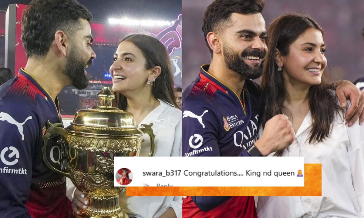 Anushka Sharma Holds IPL Trophy With Virat Kohli After RCB’s Win. Internet Says, “Man With 2 Trophies!” Anushka Sharma Holds IPL Trophy With Virat Kohli After RCB’s Win. Internet Says, “Man With 2 Trophies!”