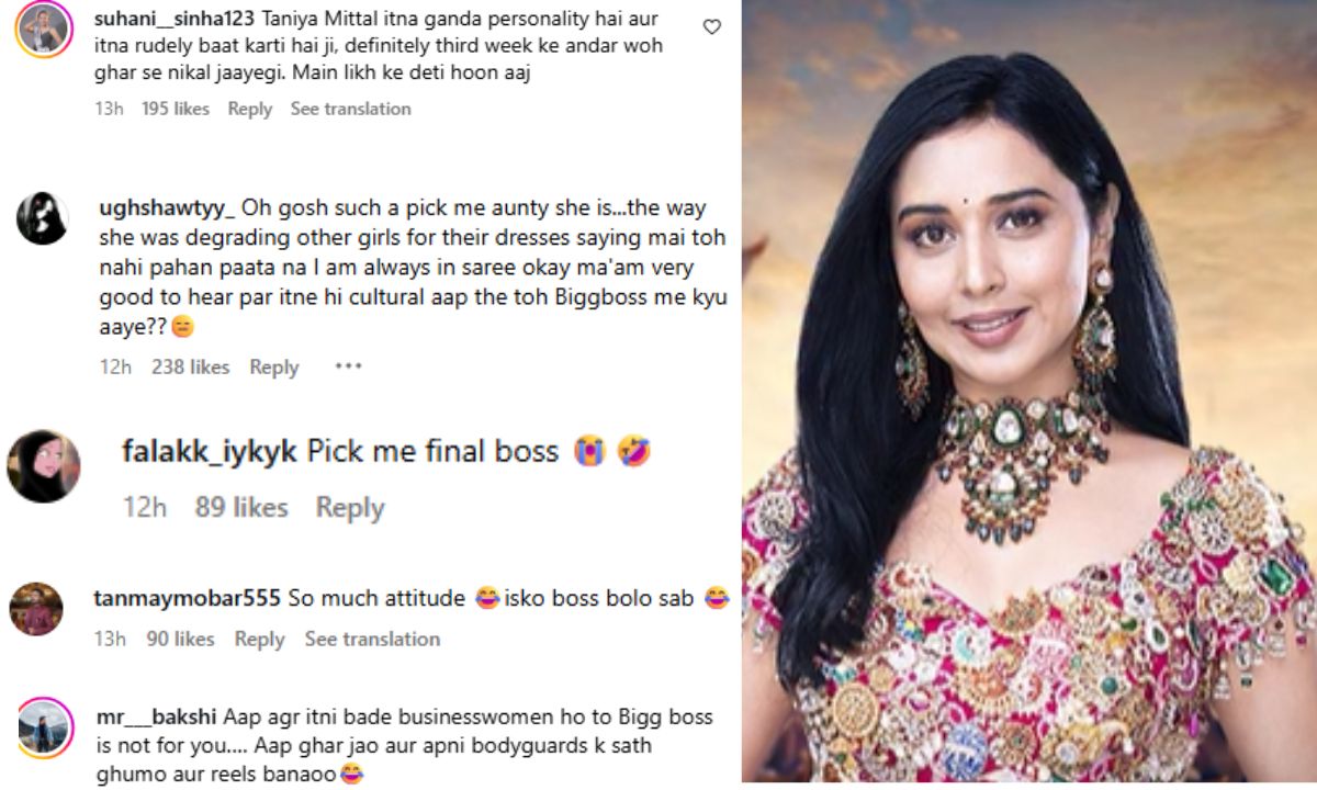 bigg-boss-19-internet-reacts-to-tanya-mittal-bossy-annoying-behaviour