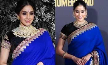 Janhvi Kapoor Chooses Mother Sridevi’s Saree for Homebound Premiere. Here’s Why It’s Iconic!