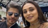 Shah Rukh Khan Helps Rani Mukerji With Her Hair Before Getting The National Award. True Gentleman!
