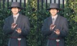BTS’ V Mesmerises In Modernised Hanbok Fusion, Hands Out Flowers To ARMYs At Fashion Gala. Aww!