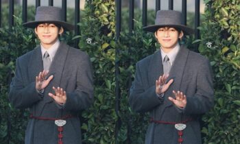 BTS’ V Mesmerises In Modernised Hanbok Fusion, Hands Out Flowers To ARMYs At Fashion Gala. Aww! BTS’ V Mesmerises In Modernised Hanbok Fusion, Hands Out Flowers To ARMYs At Fashion Gala. Aww!
