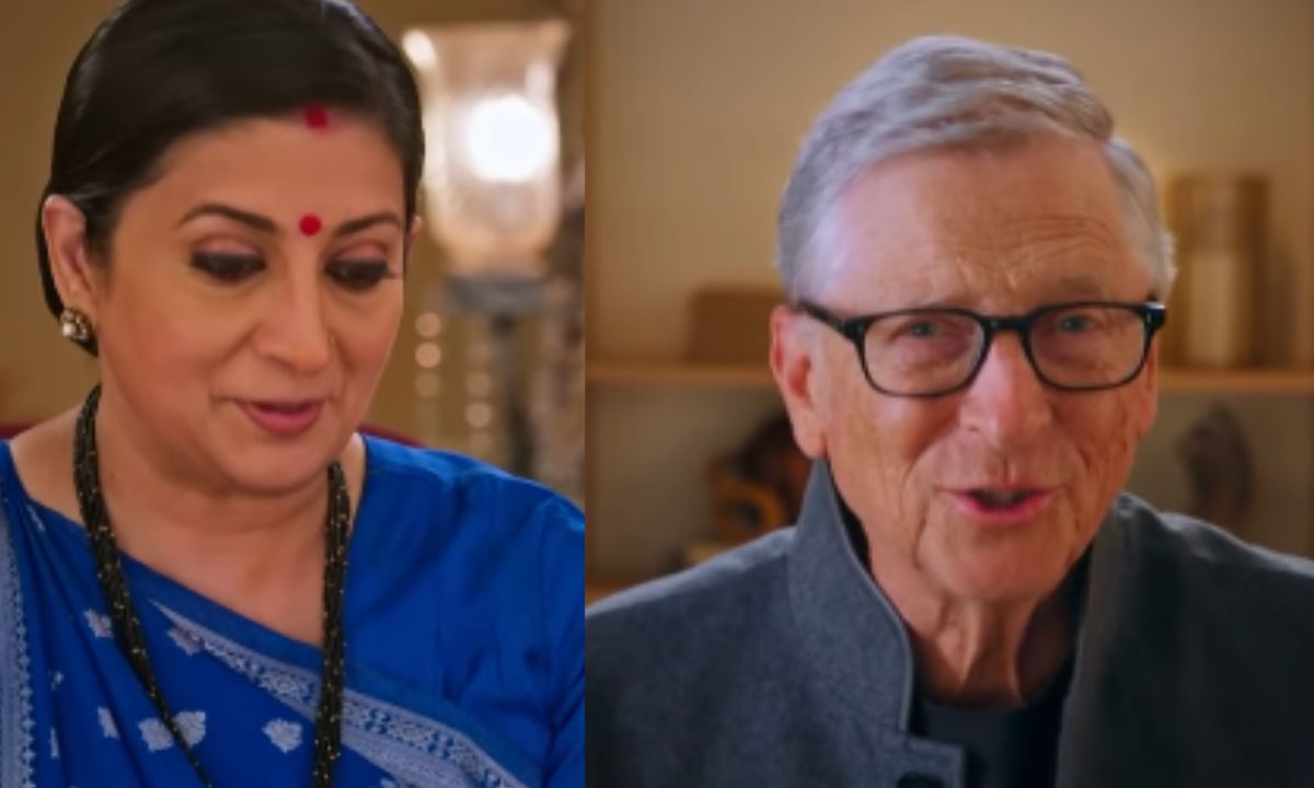 Bill Gates Greets Smriti Irani AKA Tulsi With ‘Jai Shree Krishna’ In Kyunki Saas Bhi Kabhi Bahu Thi Promo Video. So Cool! Bill Gates Greets Smriti Irani AKA Tulsi With ‘Jai Shree Krishna’ In Kyunki Saas Bhi Kabhi Bahu Thi Promo Video. So Cool!