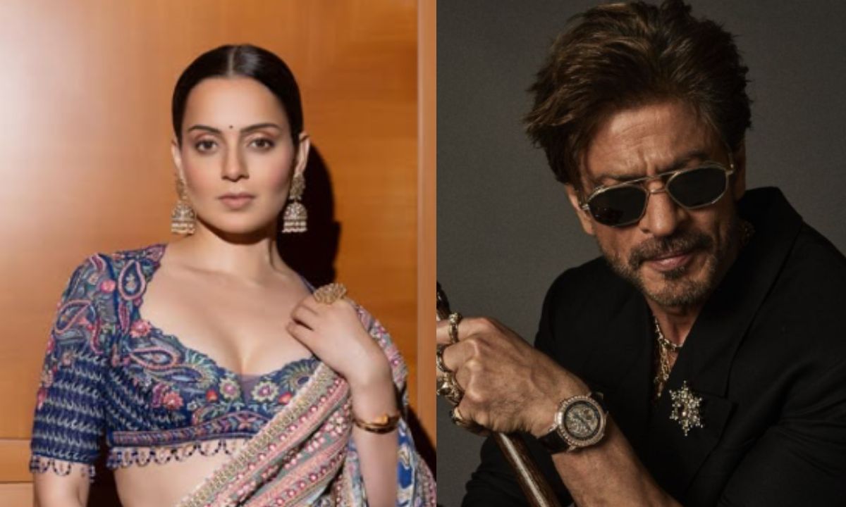 Kangana Ranaut Again Compares Her Success With SRK In Mainstream Cinema, Says He Was Convent-Educated! Kangana Ranaut Again Compares Her Success With SRK In Mainstream Cinema, Says He Was Convent-Educated!