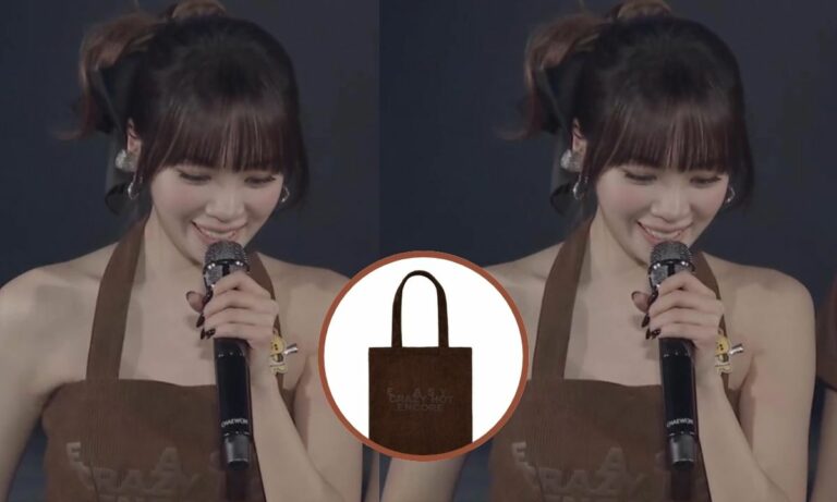 K-pop-LE-SSERAFIM-Chaewon-Wore-Tote-Bag-As-Top-EASY-CRAZY-HOT-Encore-Concert