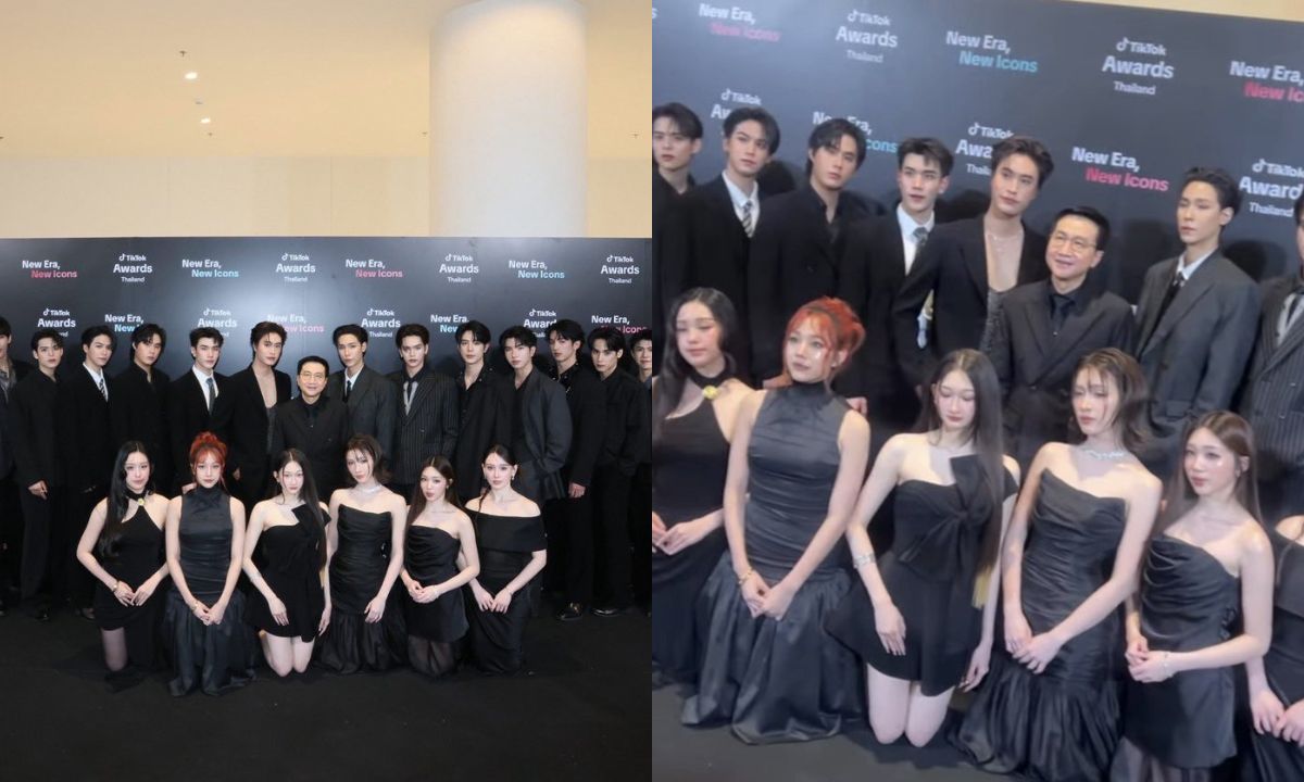 GMMTV Female Artists Kneel In Group Pic With Other Stars; Angry Netizens Call This Misogynistic!