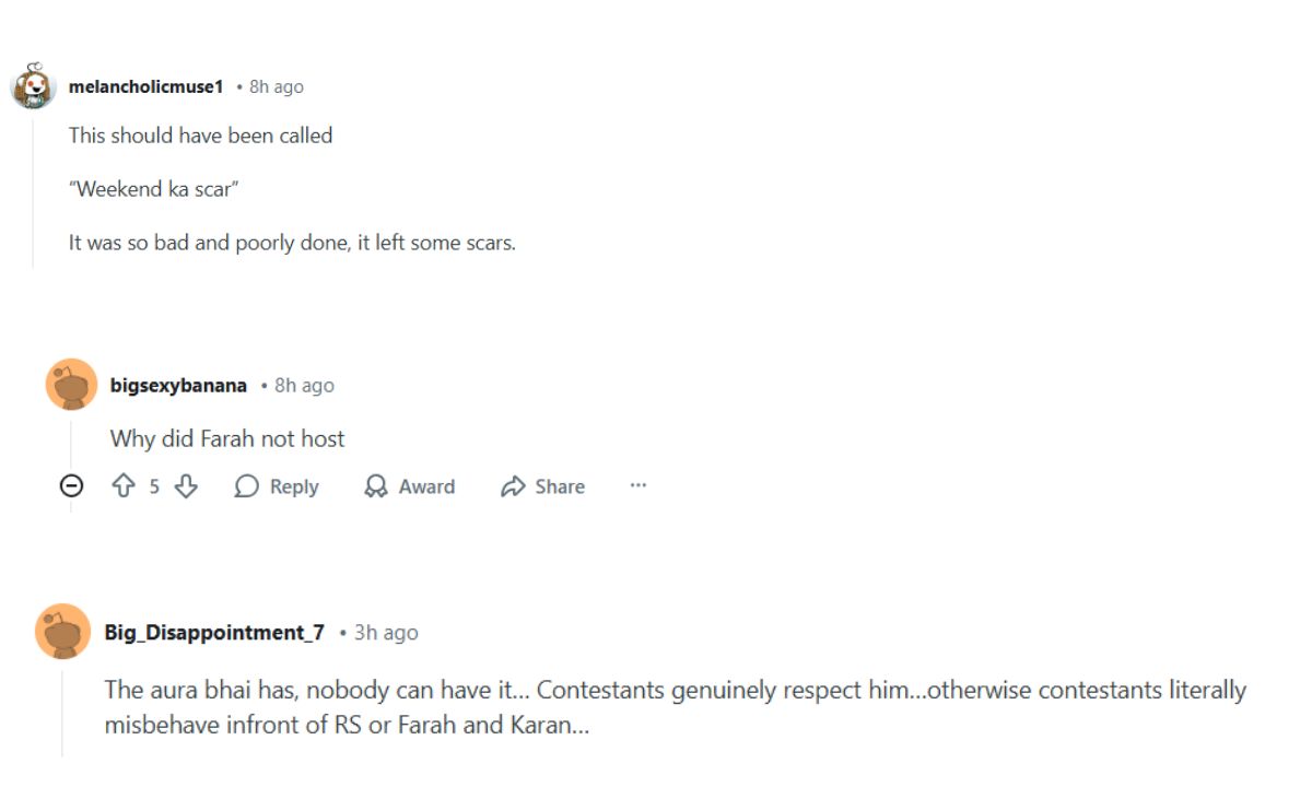 netizens-disappointed-rohit-shetty-host-bigg-boss-19-salman-khan-reddit-gaurav-khanna-amaal-mallik