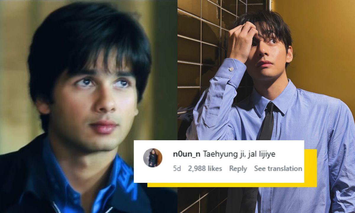 K-pop-Internet-Reacts-BTS-V-Uncanny-resemblance-Shahid-Kapoor-Vivah-Viral-Video
