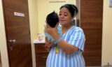 Bharti Singh Gets Emotional Holding Her Baby Two Days After Birth. So Cute!