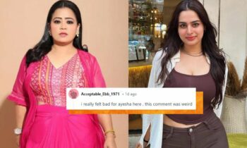 Internet Calls Out Bharti Singh For Body-Shaming Ayesha Khan On National Television. Here’s What Happened Internet Calls Out Bharti Singh For Body-Shaming Ayesha Khan On National Television. Here’s What Happened