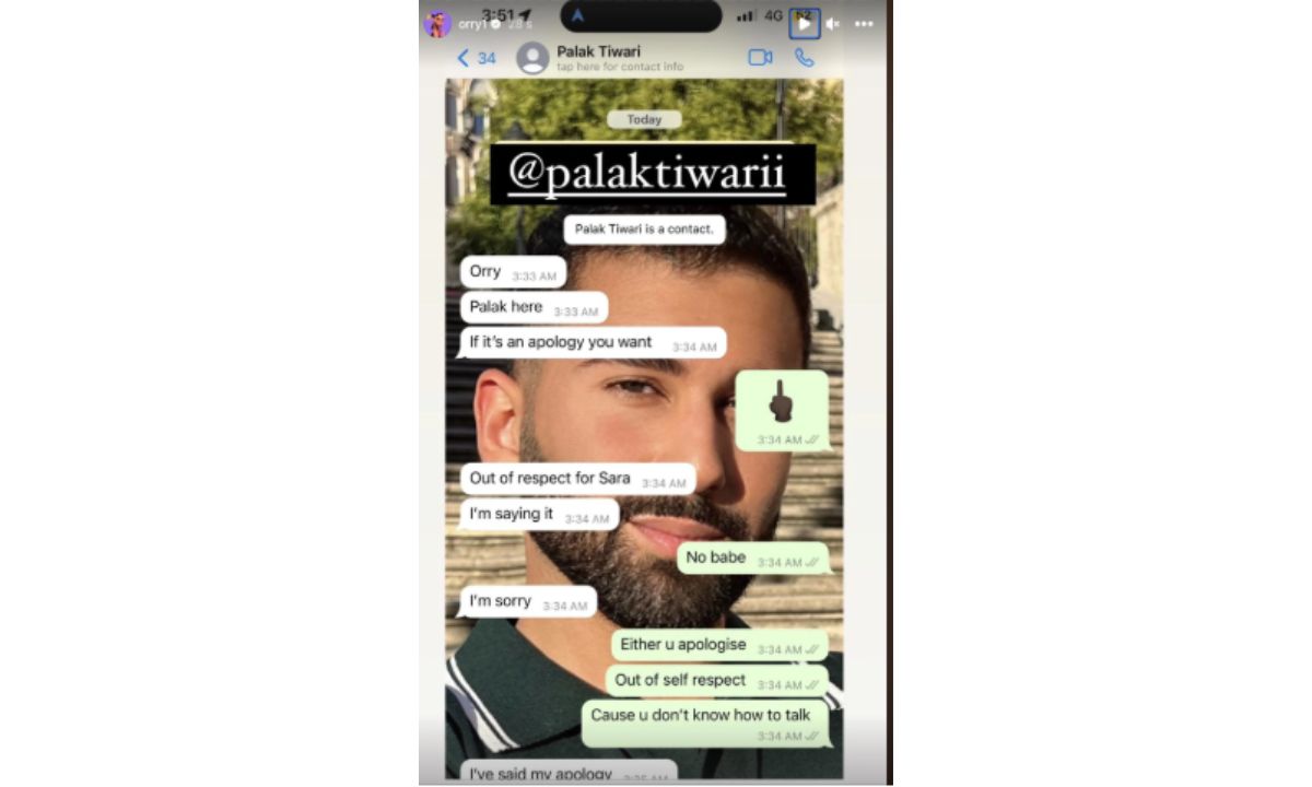 orry-palak-tiwari-leaked-chats-apologised-feud-sara-ali-khan-amrita-singh