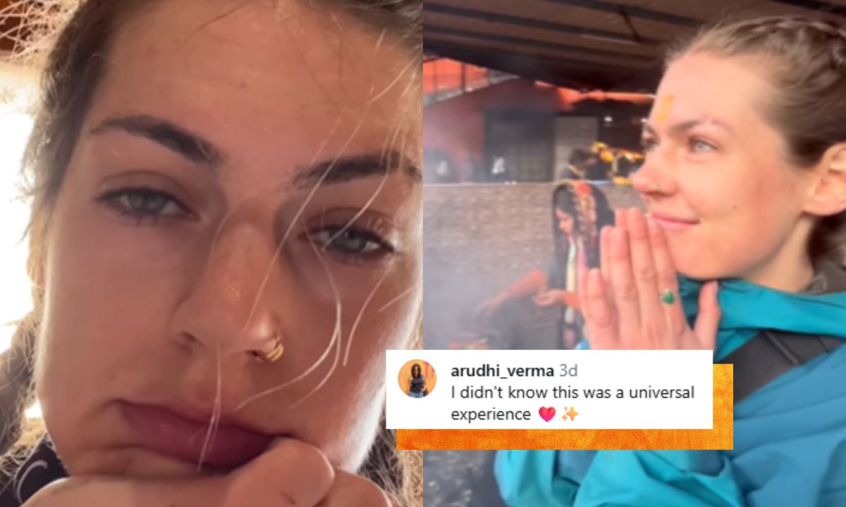 Video Of Foreign Woman’s Tranformation In Rishikesh Goes Viral. Details Inside!