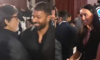 Hardik Pandya Introduces GF Mahieka Sharma To Amitabh Bachchan In UNSEEN Video