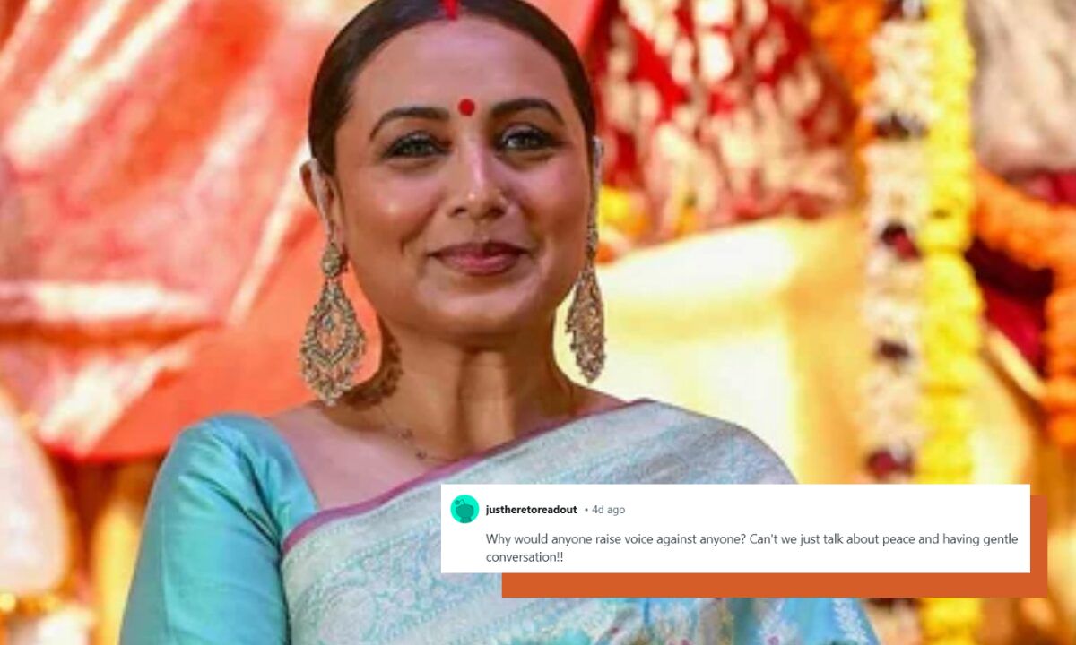 Internet Calls Out Rani Mukerji For Saying Women Should Raise Voices At Their Husbands