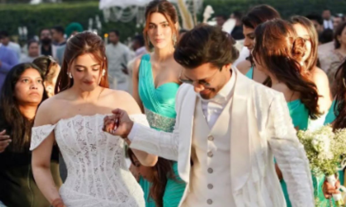 Unseen Pics From Kriti Sanon’s Sister Nupoor Sanon, Stebin Ben’s Wedding Surface!