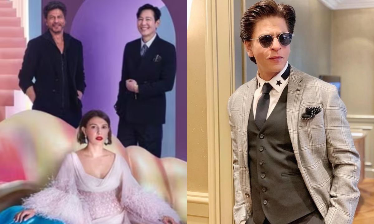 Fans Go Crazy After Seeing Shah Rukh Khan Posing With Millie Bobby Brown, Lee Jung-Jae