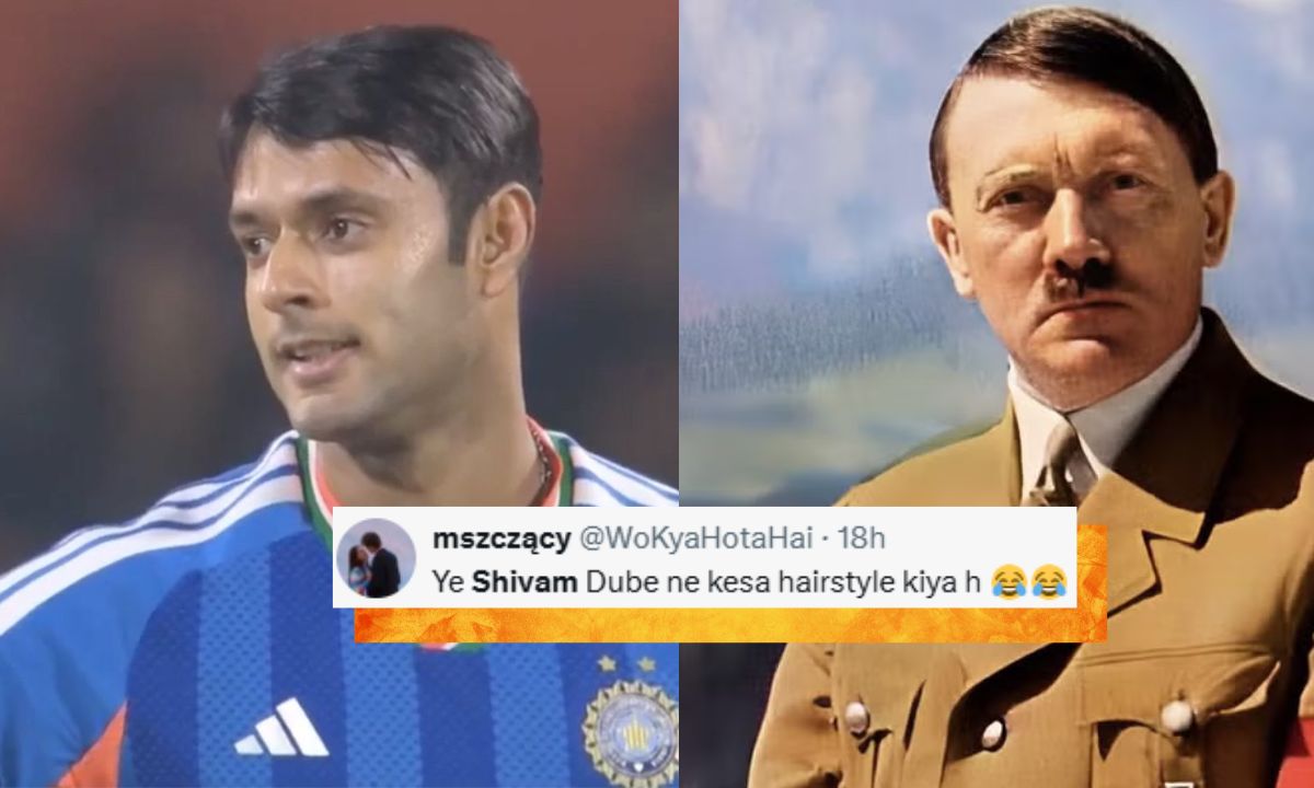 Internet Shares Hilarious Memes On Shivam Dube’s New Haircut. Compare Him With Adolf Hitler!