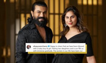 Ram Charan, Upasana Konidela Welcome Twins In Adorable Post; Reveal How They Want To Raise 2 Daughters, 1 Son Ram Charan, Upasana Konidela Welcome Twins In Adorable Post; Reveal How They Want To Raise 2 Daughters, 1 Son